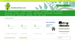 Desktop Screenshot of growroomstore.com