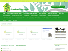 Tablet Screenshot of growroomstore.com